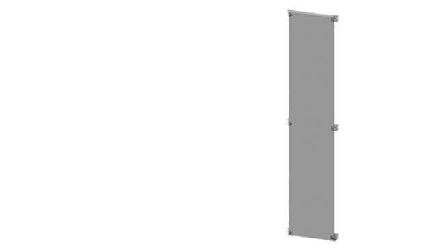 Siemens 8PQ3000 Series Sheet Steel Faceplate & Mounting Plate, 1600 mm H, 400 mm W, 25 mm D | 8PQ3000-0BA33