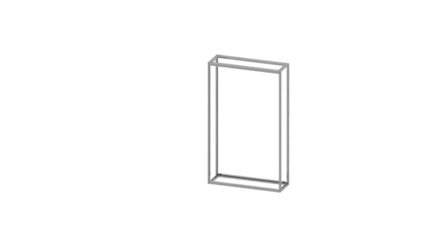 Siemens 8PQ1202 Series Enclosure Frame, 2000 mm H, 1.2 m W, 400 mm D For Use With SIVACON S4 | 8PQ1202-4BA02