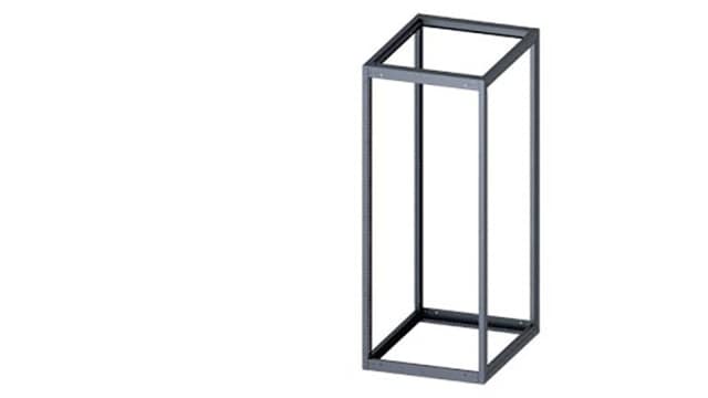 Siemens 8MF1 Series Steel Support Frame, 2000 mm H, 800 mm W, 1000 mm D, 2000 mm L For Use With Standard Empty Enclosure | 8MF1080-2GS30