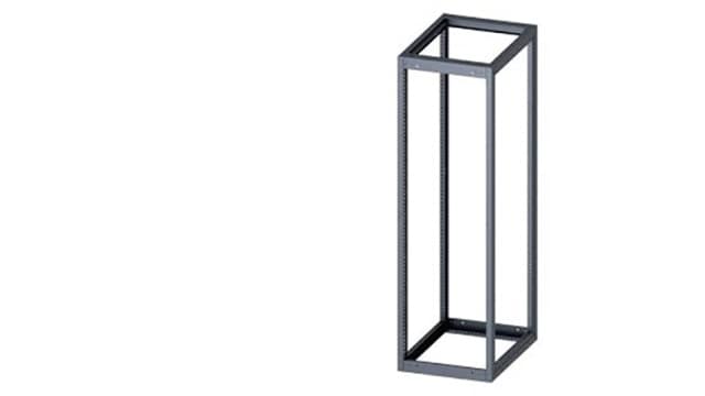 Siemens 8MF1 Series Black RAL 7035 Steel Support Frame, 2000 mm H, 600 mm W, 800 mm D, 2000 mm L For Use With Standard | 8MF1068-2GS40