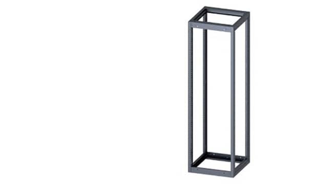 Siemens 8MF1 Series Black RAL 7035 Steel Support Frame, 2000 mm H, 600 mm W, 600 mm D, 2000 mm L For Use With Standard | 8MF1066-2GS40