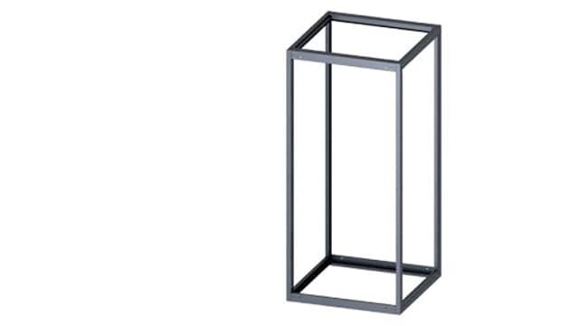 Siemens 8MF1 Series Black RAL 7035 Steel Support Frame, 2200 mm H, 1 m W, 1000 mm D, 2200 mm L For Use With Standard | 8MF1200-2GS40