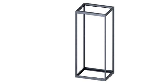 Siemens 8MF1 Series Black RAL 7035 Steel Support Frame, 2200 mm H, 1 m W, 800 mm D, 2200 mm L For Use With Standard | 8MF1208-2GS40