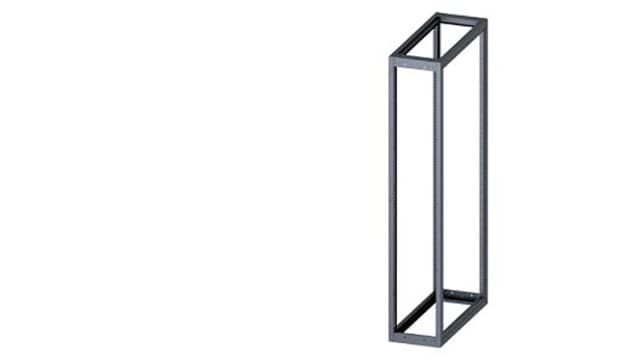 Siemens 8MF1 Series Black RAL 7035 Steel Support Frame, 2200 mm H, 400 mm W, 1000 mm D, 2200 mm L For Use With Standard | 8MF1240-2GS40
