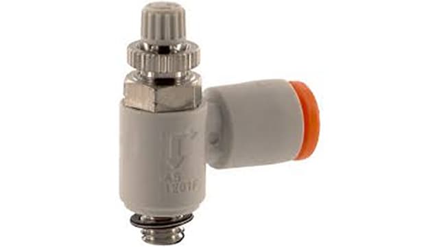 SMC JAS Series Threaded Fitting, NPT 1/8 Inlet Port, NAS2201F-N01-07S | NAS2201F-N01-07S