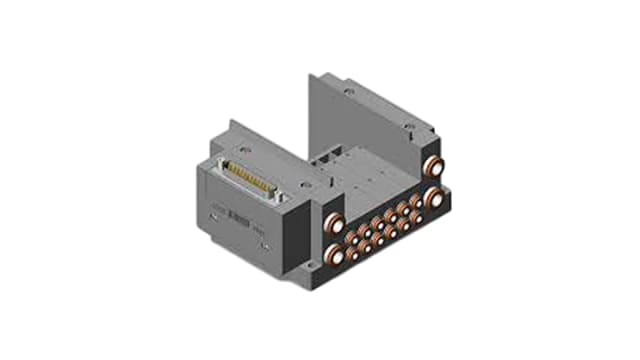 SMC SY3000 series 6 station Pneumatic Control Valve Manifold for use with Valve, SS5Y3-10F1-06B-C4-NA | SS5Y3-10F1-06B-C4-NA