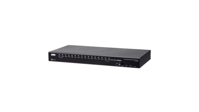 Aten 16 Port 8 Displays USB HDMI KVM Switch 3.5mm Audio Jack Female 4096 x 2160 pixel Maximum Resolution | CS19216