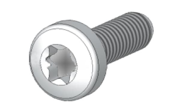 Siemens Galvanised Steel Oval Head Screw 20 mm | 8PQ9500-1BA07