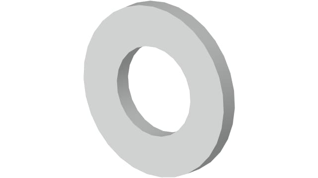 Siemens Galvanised Steel O-Ring Washers, DIN 125A | 8PQ9500-0BA67