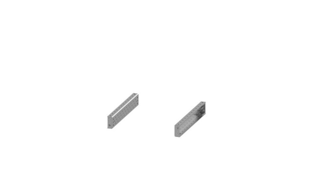 Siemens Sivacon Series Steel Crossbar, 50 mm H, 300 mm W, 22 mm D, 300 mm L For Use With SIVACON S4 | 8PQ3000-0BA10