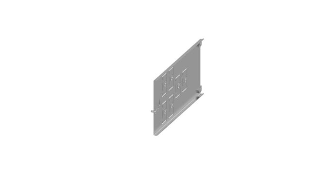 Siemens 8PQ Series Sheet Steel Assembly Kit for Use with Sivacon, 200 x 2 x 400mm | 8PQ5000-2BA31