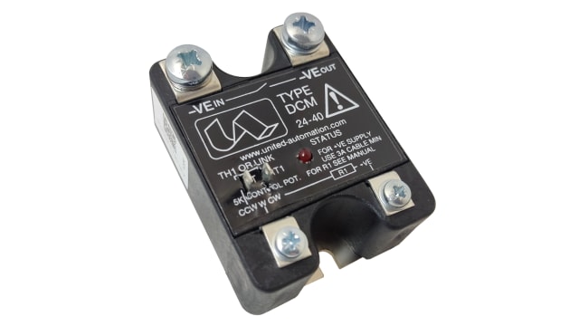United Automation DCM-24 Series Fan Speed Controller for Use with DC Motors, 30 A Max 24 V | A75228