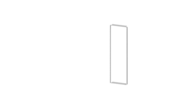 Siemens 8GK9913 Series Steel DIN Rail Frame, 1800 mm H, 500 mm W For Use With 1250, ALPHA 630 | 8GK9913-0KK20