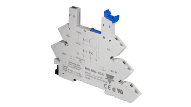 Carlo Gavazzi DIN Adapter for Solid State Relays, RSLDIN-1GAX10 | RSLDIN-1GAX10