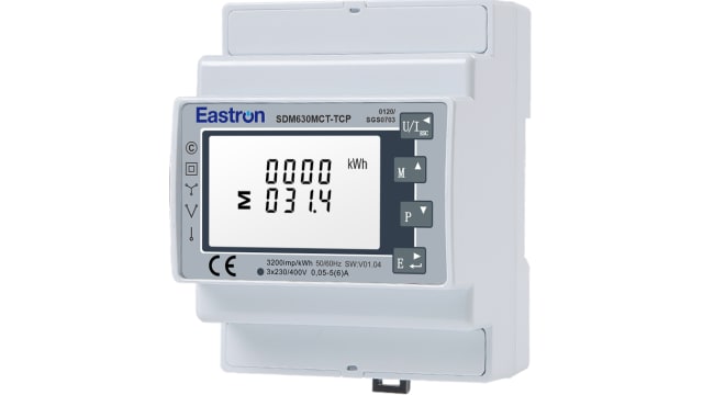 Sifam Tinsley 3 Phase LCD Energy Meter, Type 3 Phase | SDM630MCT-TCP