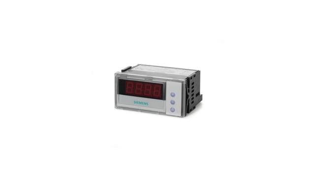 Siemens BAU Panel Mount Digital Indicator, 48 x 96 x 83mm 2 Input, 1 Output 0 - 10v, 24 V Supply Voltage Controller | BAU200 / BPZ:BAU200