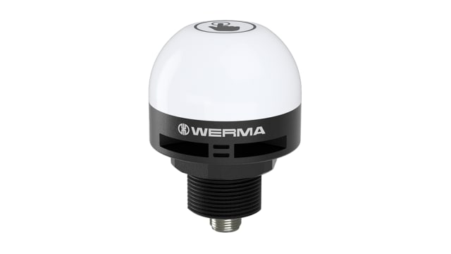 Werma 240 Series Beacon, 24 V, Built-in Mounting, LED Bulb, IP65, IP69K | 240.270.55
