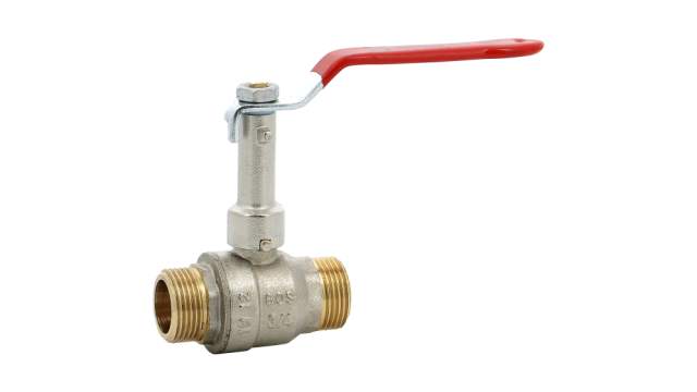 Sferaco Nickel Plated Brass Ball Valve, Ball Valve, Threaded, BSP 3/4in, 30bar Operating Pressure | 609005