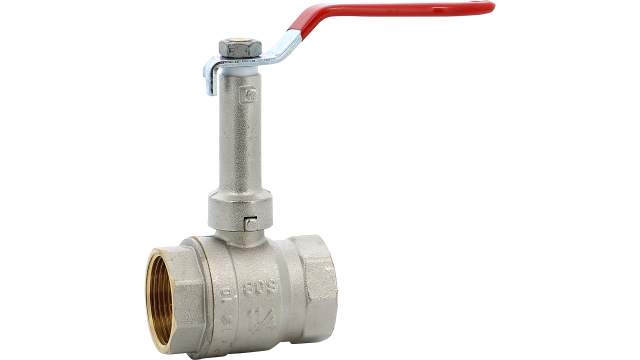 Sferaco Nickel Plated Brass Ball Valve, Ball Valve, Threaded, BSP 3/4in, 30bar Operating Pressure | 615005
