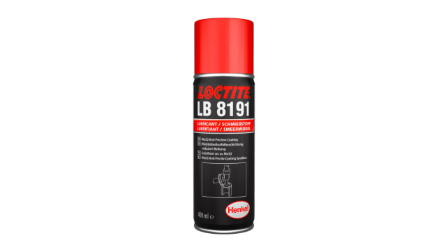 Loctite Loctite LB 8191 Molybdenum Disulfide Bonded Coating Dry Lubricant 400 ml Aerosol | 142532