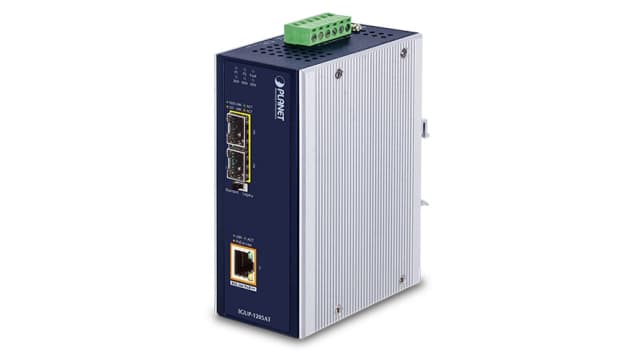 Planet RJ45 Ethernet Media Converter, Copper, Full Duplex 120 km | IGUP-1205AT