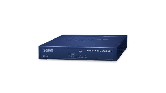 Planet Ethernet Ethernet Media Converter, Copper, 100Mbps, Full Duplex 100 m | LRE-104