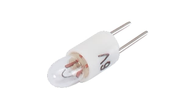 EAO T1 Bi-Pin Incandescent Lamps, White, 36V, 20mA | 10-1616.1179