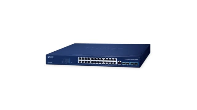 Planet RJ45 Managed Ethernet Switch | GS-6311-24T4X