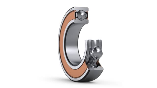 NSK 6300DDU 1 Row Deep Groove Ball Bearing - 10 mm ID, 35 mm OD | 6300DDU