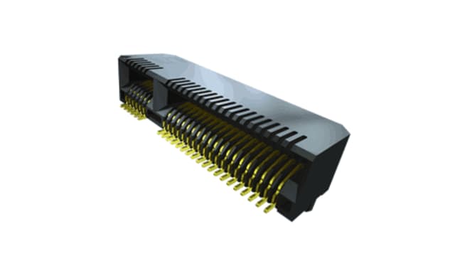 Samtec, MEC8 80 Way Right Angle Push Pull Edge Memory Card Connector | MEC8-140-02-L-D-RA1-TR