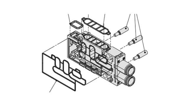 SMC Pneumatic Solenoid-Operated Control Valve for use with JSY1000 Series, JSY11M-2P-1SA-C4 | JSY11M-2P-1SA-C4