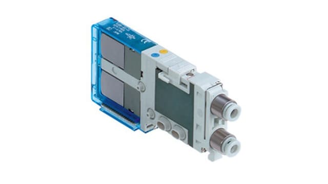 SMC SJ3000 series Pneumatic Control Valve Manifold for use with Valve, SJ3000-50-1AS-C8 | SJ3000-50-1AS-C8