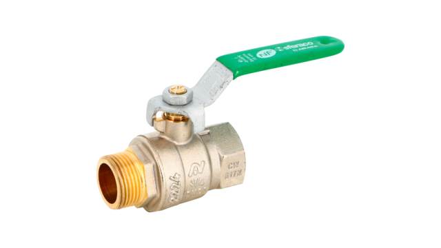 Sferaco Nickel Plated Brass Ball Valve, Ball Valve, Threaded, BSP 2in, 40bar Operating Pressure | 528009