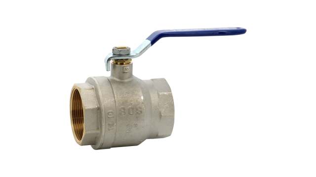 Sferaco Nickel Plated Brass Ball Valve, Ball Valve, Threaded, BSP 3/4in, 40bar Operating Pressure | 508005