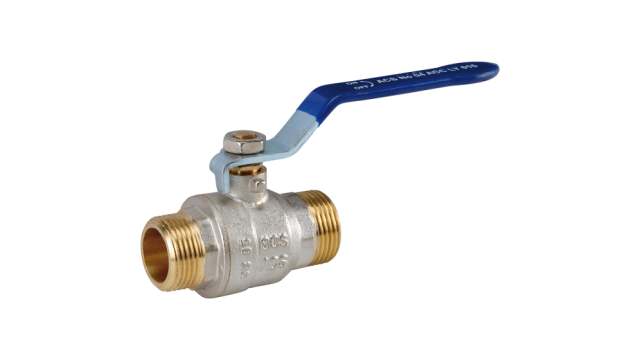 Sferaco Nickel Plated Brass Ball Valve, Ball Valve, Threaded, BSP 1in, 30bar Operating Pressure | 529006