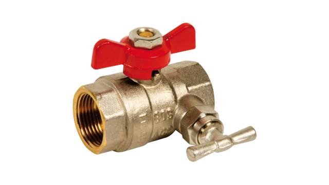 Sferaco Nickel Plated Brass Ball Valve, Ball Valve, Threaded, BSP 3/4in, 30bar Operating Pressure | 560005