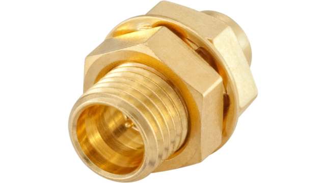 Rosenberger 19S601 Series Bulkhead Female SMA, 50 Ω, Straight Body Solder | 19S601-271L5