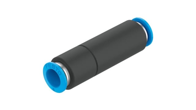 Festo Aluminium Pneumatic Check Valve Check Valve QS 1/2, 10 bar | H-QS-3/8-U