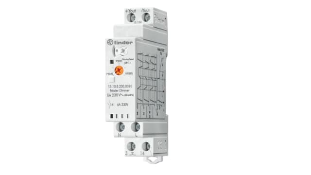 Finder DIN Rail Time Switch, 1-Channel 230 V | 15.10.8.230.0010
