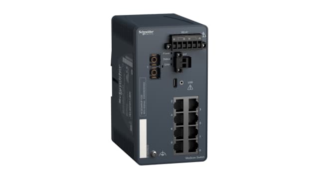 Schneider Electric MCSESM093F1CS0, Managed Switch 9 Port Network Switch | MCSESM093F1CS0