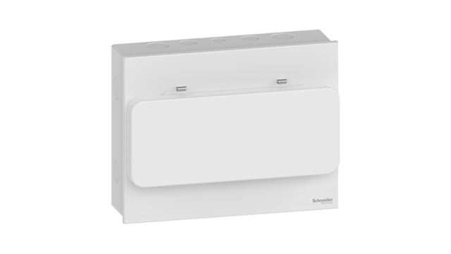 Schneider Electric 10 Metal Consumer Unit, 100 A, RoHS, UKCA, amendment 3 BS EN 61439-3, BS 7671:ed. 18 IP2X, IP3X EZ9E | EZ9E10MCCU