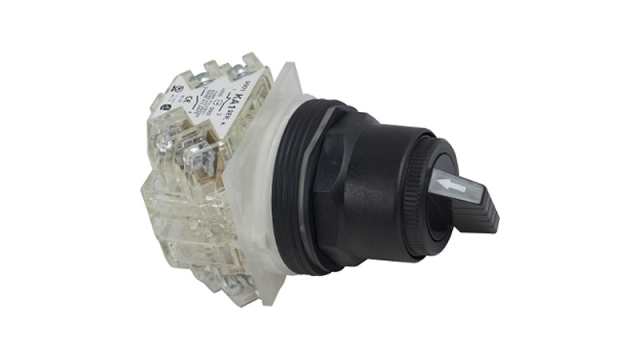 Schneider Electric Standard Handle Selector Switch - (2 CO) 30 mm Cutout Diameter 3 Positions | 9001SKS43BH2