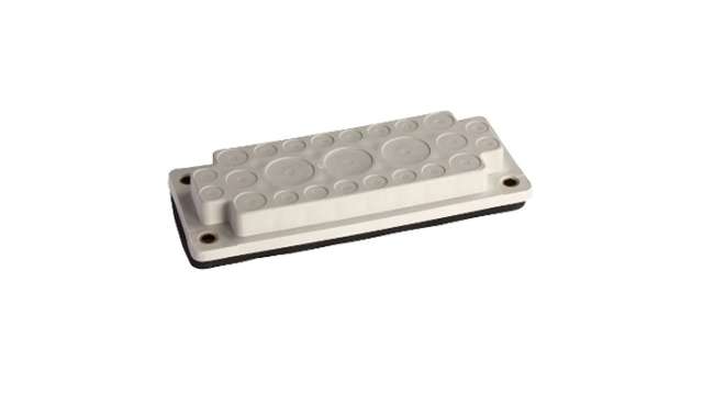 Schneider Electric NSY Series PP, TPE Cable Entry Membrane for Use with Cable Entrance Fl21, 215 x 86 x 25mm | NSYAECPFLA25