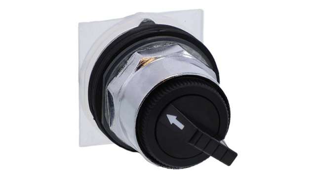 Schneider Electric Spring Return Selector Switch Head - 30mm Cutout Diameter 2 Positions | 9001KS25B