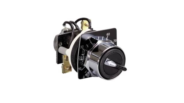 Schneider Electric Harmony 9001K Rotary Potentiometer Panel Mount, 9001K2106 | 9001K2106