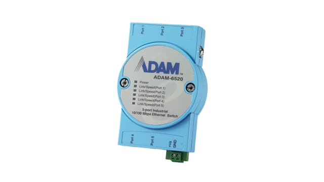 Advantech Industrial Ethernet Switch | ADAM-6520
