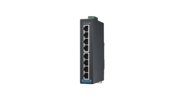 Advantech EKI-2728, Unmanaged 8 Port Ethernet Switch, RJ-45 | EKI-2728I-D