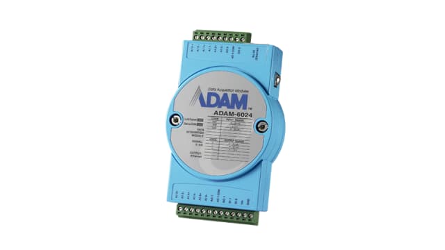 ADAM 6024 Series I/O module, Analog, Digital, Analogue, Digital, 10 → 30 V dc | ADAM-6024