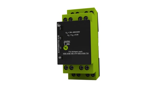 Voltage Monitoring Relay, 1, 3 Phase, DPDT, 400V ac, DIN Rail | E3YF400VT02 0.85