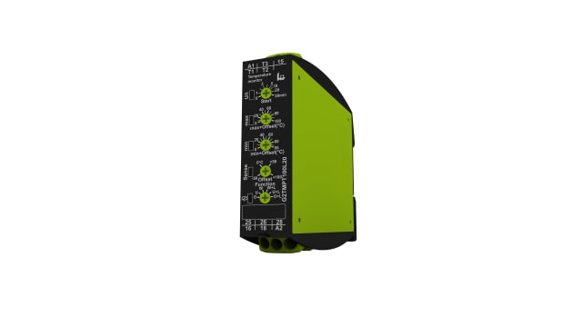Temperature Monitoring Relay, 1 Phase, DPDT, 24 → 240V ac/dc, DIN Rail | G2TMPT100L20 24-240VAC/DC
